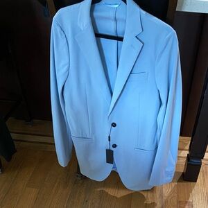 SENE Soho Flex Tech Sport Coat Casual Blazer Jacket Suit Sz 42 R blue NWT